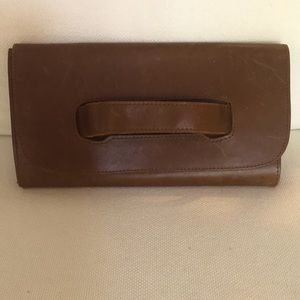 ABLE leather clutch